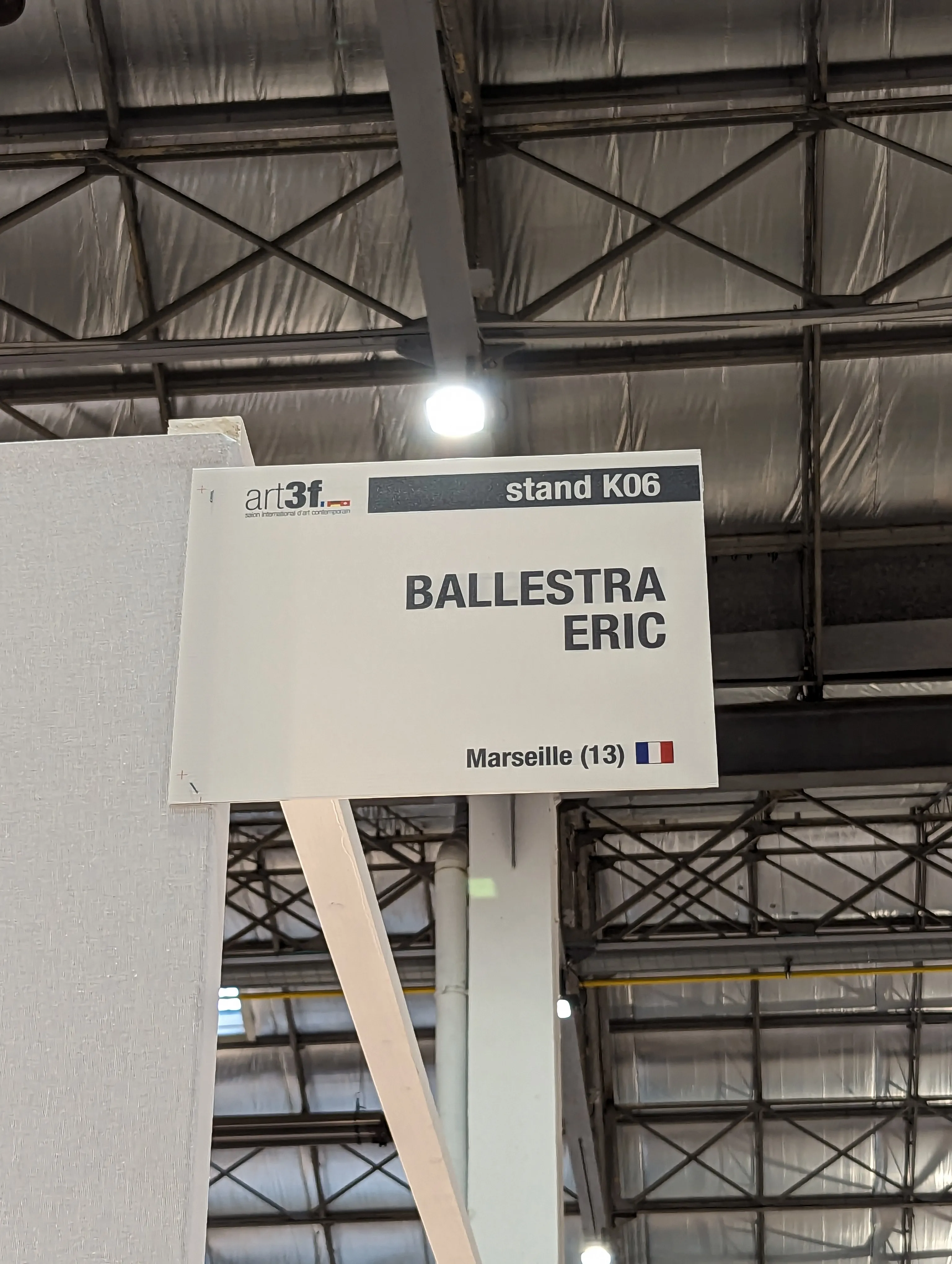 Stand d’Eric Ballestra — art3f Marseille